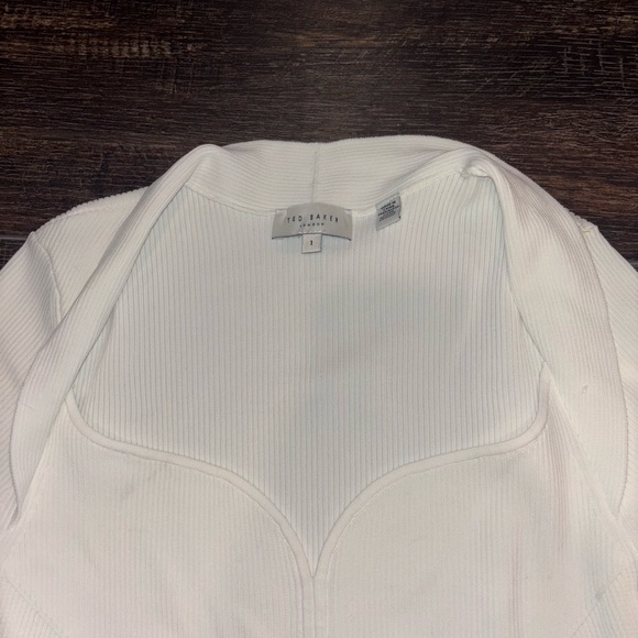 Ted Baker Helenh Sweetheart Neck Knit Top - Picture 4 of 8